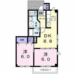 ラピスＡ棟の物件間取画像